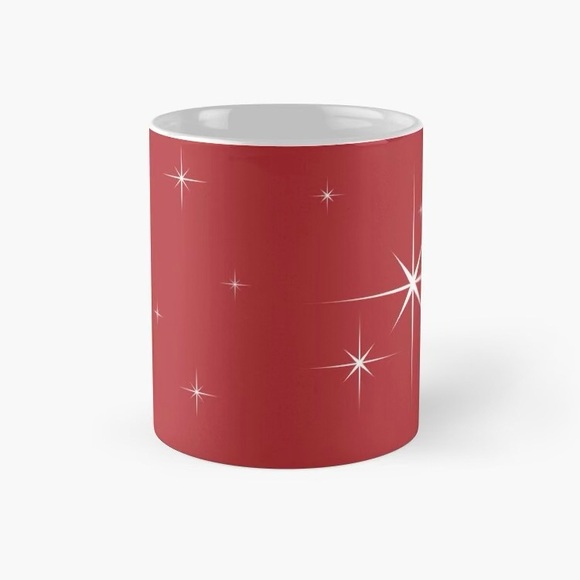 Christmas Mug Jolly - Red Holiday Mug - Original Design by brownsgeneral - Picture 11 of 13